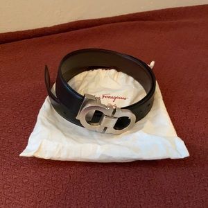 Salvatore Ferragamo Men’s Black Belt size 85
